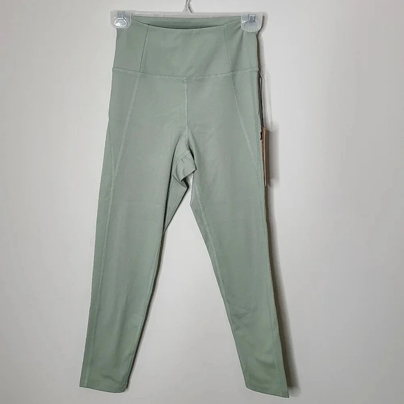 girlfriend collective Pants - NWT Girlfriend Collective Compressive High-Rise 7/8 Leggings S Green